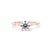 1.8mm Azalea Round Engagement Rings Princess Bride Diamonds 