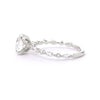 1.8mm Azalea Round Engagement Rings Princess Bride Diamonds 