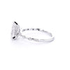 1.8mm Daisy Pear Engagement Rings Princess Bride Diamonds 