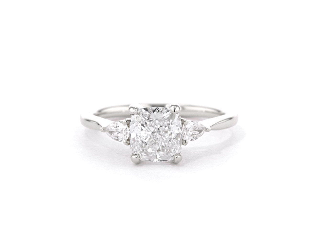 1.8mm Gracie Cushion Engagement Rings Princess Bride Diamonds 