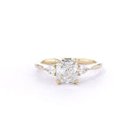 1.8mm Gracie Cushion Engagement Rings Princess Bride Diamonds 