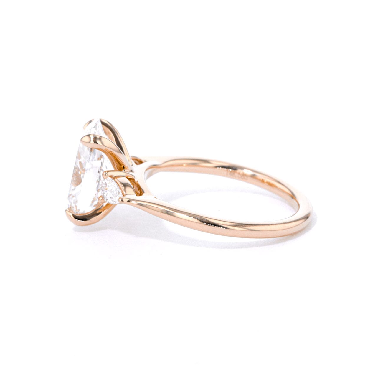 1.8mm Gracie Oval Engagement Rings Princess Bride Diamonds 