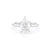 1.8mm Juliette Pear High Polish Engagement Rings Princess Bride Diamonds 