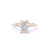 1.8mm Kelsey Radiant Engagement Rings Princess Bride Diamonds 