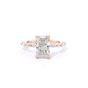 1.8mm Kelsey Radiant Engagement Rings Princess Bride Diamonds 