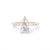 1.8mm Rei Pear Engagement Rings Princess Bride Diamonds 