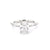 1.8mm Tori Oval Engagement Rings Princess Bride Diamonds 