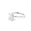 1.8mm Tori Oval Engagement Rings Princess Bride Diamonds 