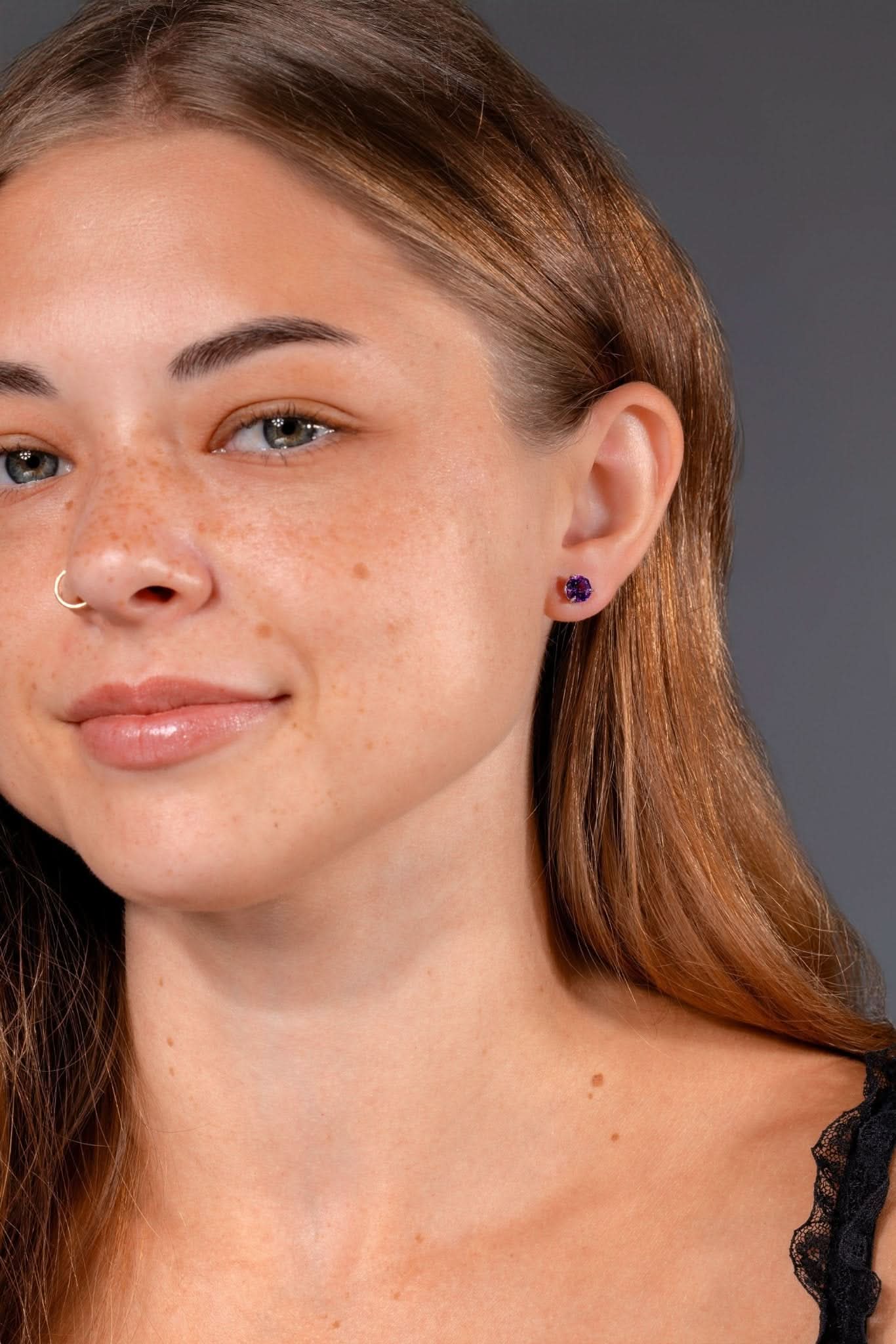 1.97ct Amethyst Studs - PBD Earrings