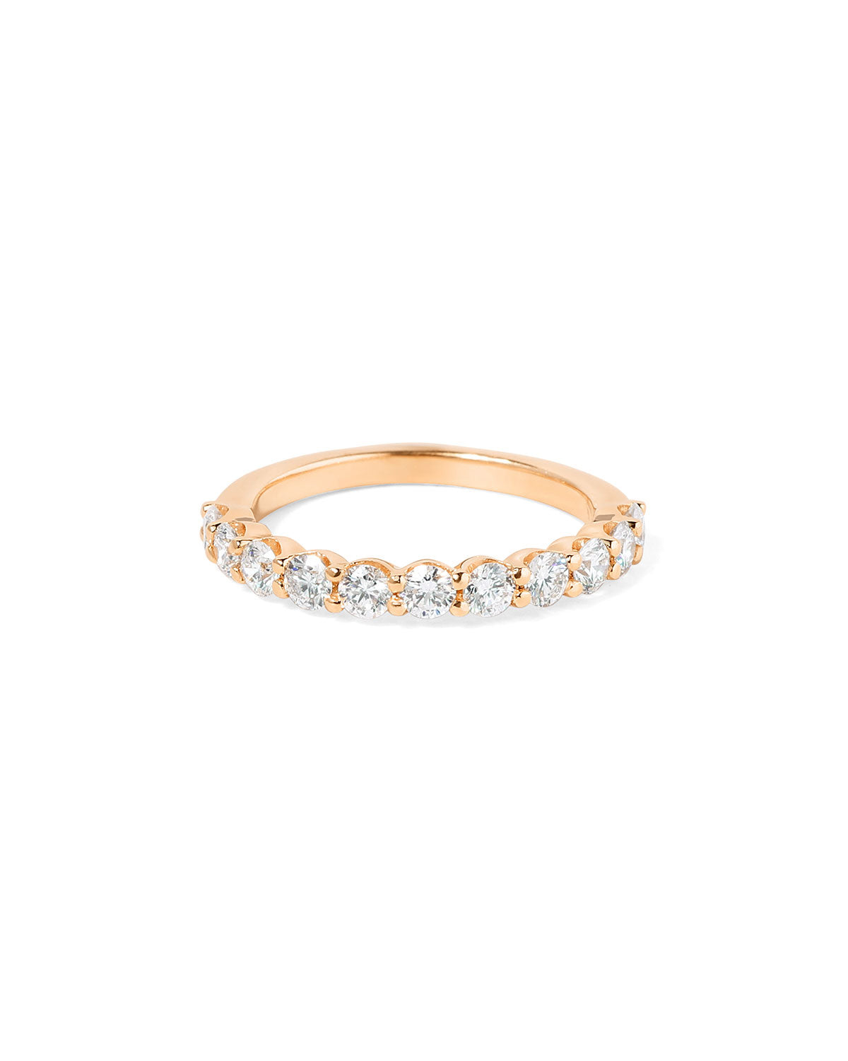 2.4mm Floating Single Prong Diamond Ring