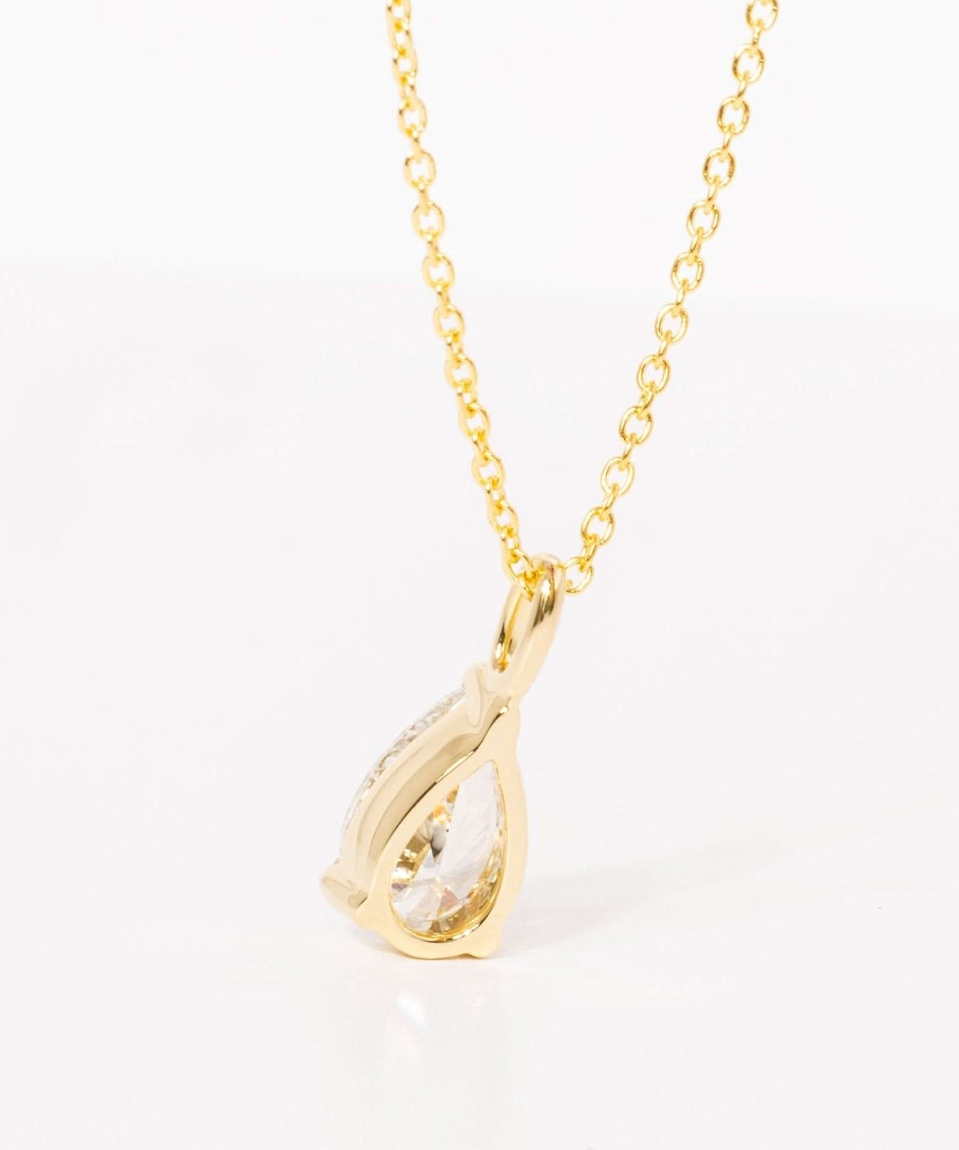 1ct Brandi Pear Necklace - PBD Necklaces