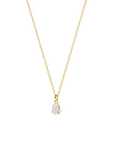 1ct Core Pear Solitaire Diamond Necklace