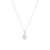 1ct Lab Diamond Pear Bezel Necklace Necklaces Princess Bride Diamonds 14K White Gold 