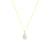 1ct Lab Diamond Pear Bezel Necklace Necklaces Princess Bride Diamonds 14K Yellow Gold 