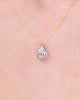 1ct Lab Diamond Pear Bezel Necklace Necklaces Princess Bride Diamonds 