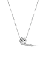 1.03ct E-VS1 Core Round Solitaire Necklace