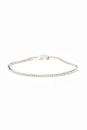 1ct Core Lab Diamond Tennis Bracelet White Gold