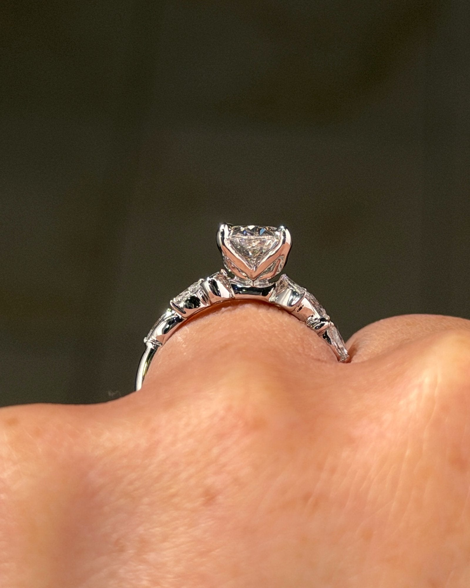 2.02ct D-VS1 Oval Lab Diamond Colette