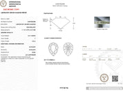 2.01ct F-VVS2 Pear Lab Diamond