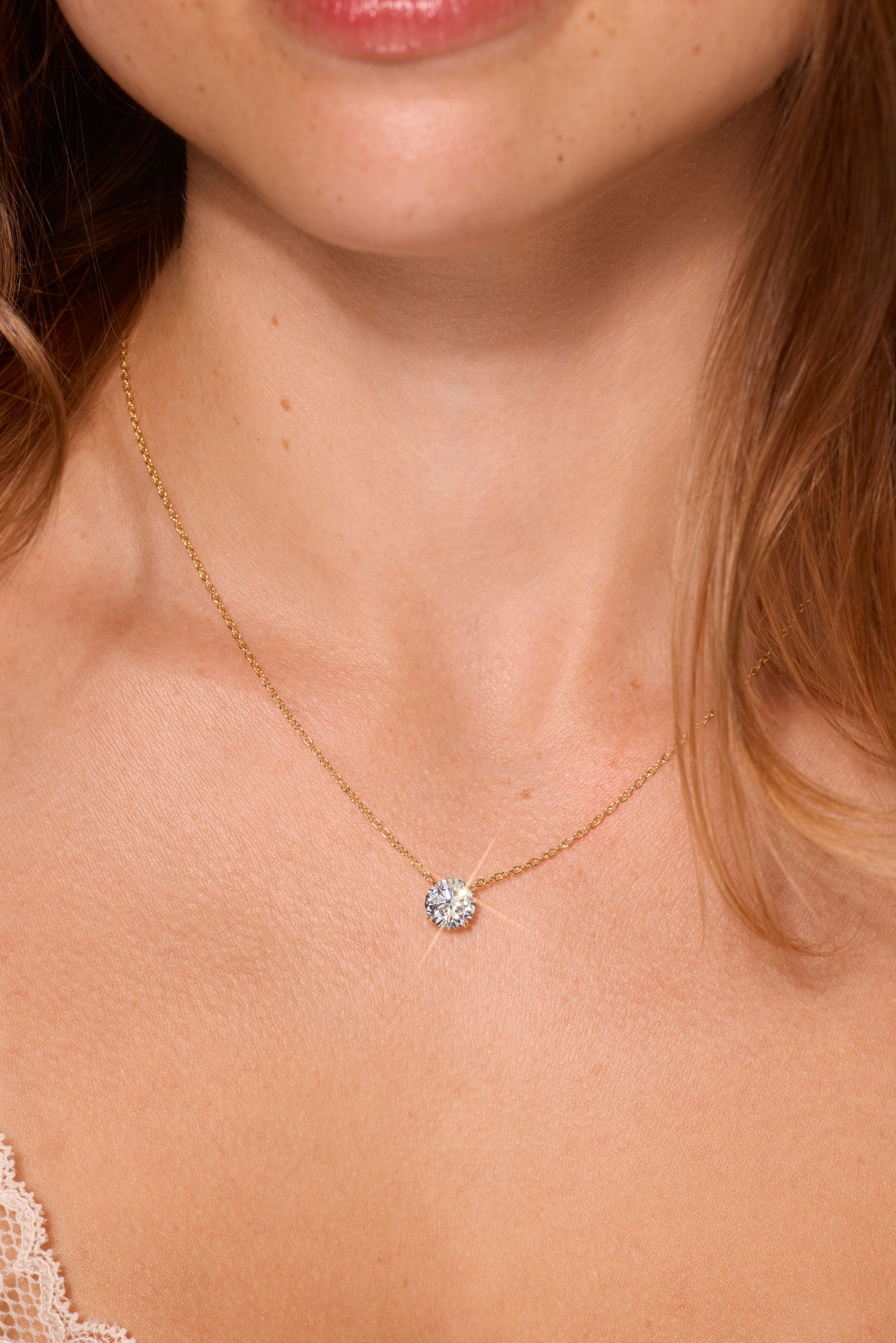 2.04ct Core Round Solitaire Necklace