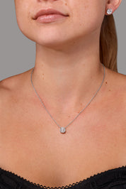 2.14ct F-VS1 Core Round Solitaire Necklace