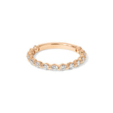 2.2mm Floating Single Prong Diamond Ring