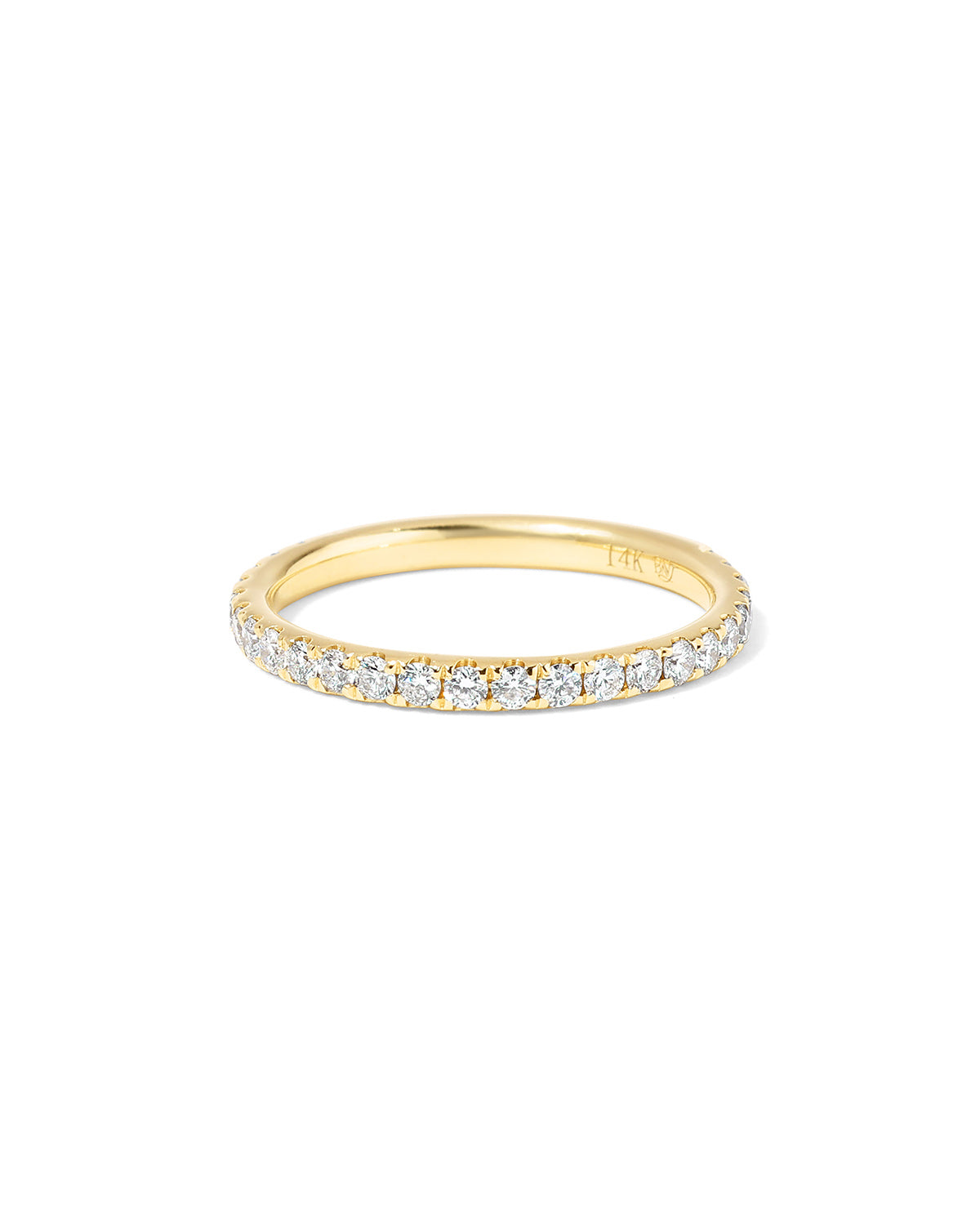 2.0mm Core Pavé Diamond Ring