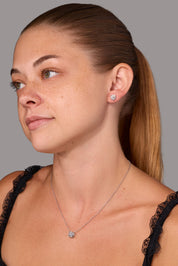 2.71ct D-VVS1 Round Lab Diamond Juliette Studs