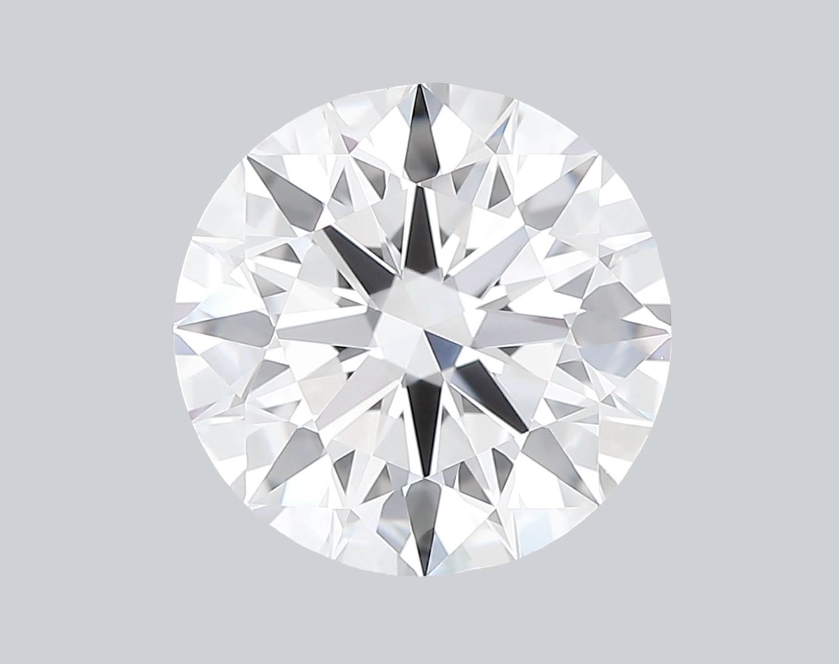 2.00 Carat D - VVS1 H&A Round Lab Grown Diamond - IGI (121877) - PBD Loose Diamond
