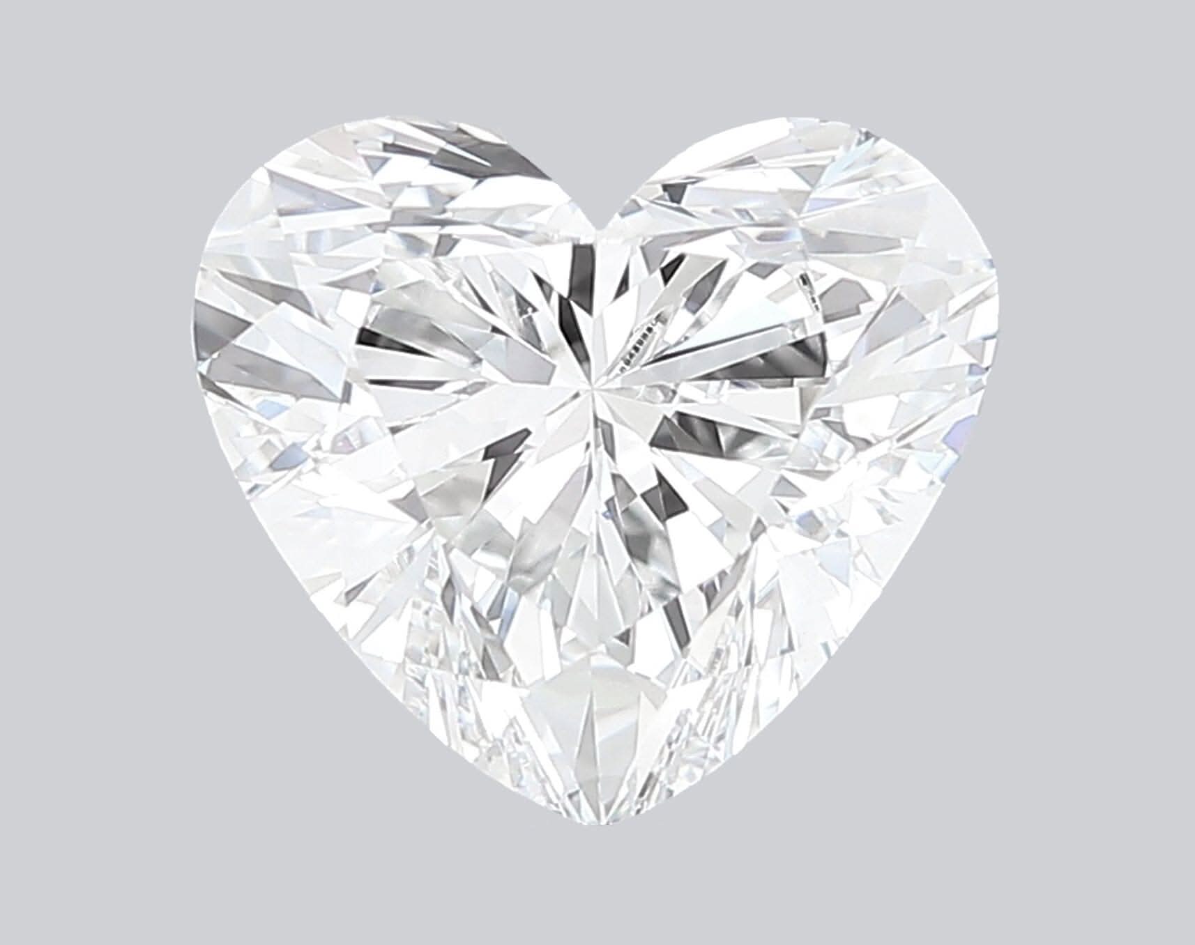 2.00 Carat D - VVS2 Heart Lab Grown Diamond - IGI (53657) - PBD Loose Diamond