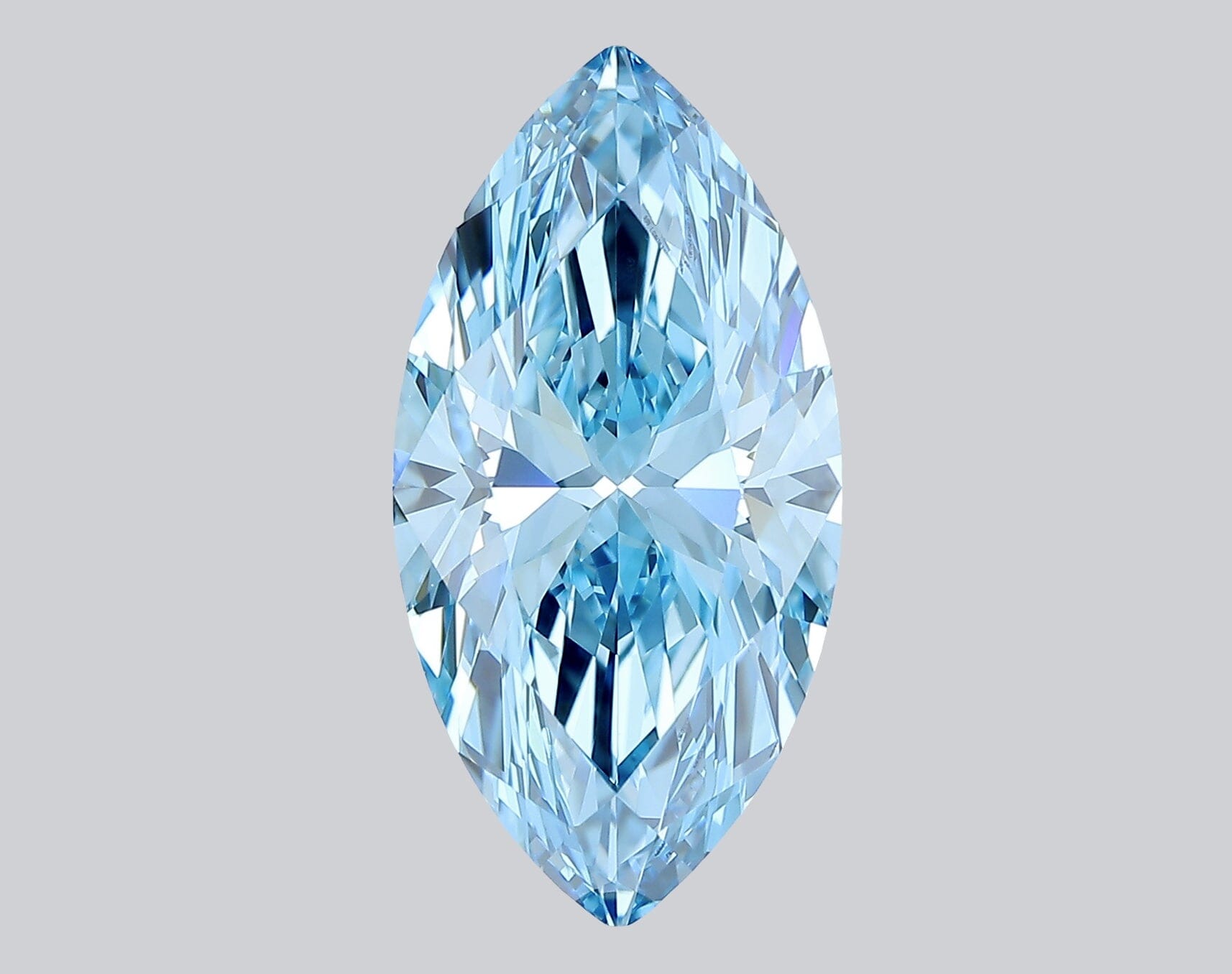 2.00 Carat Fancy Vivid Blue VS1 Marquise Lab Grown Diamond - IGI (#5053) Loose Diamond Princess Bride Diamonds 