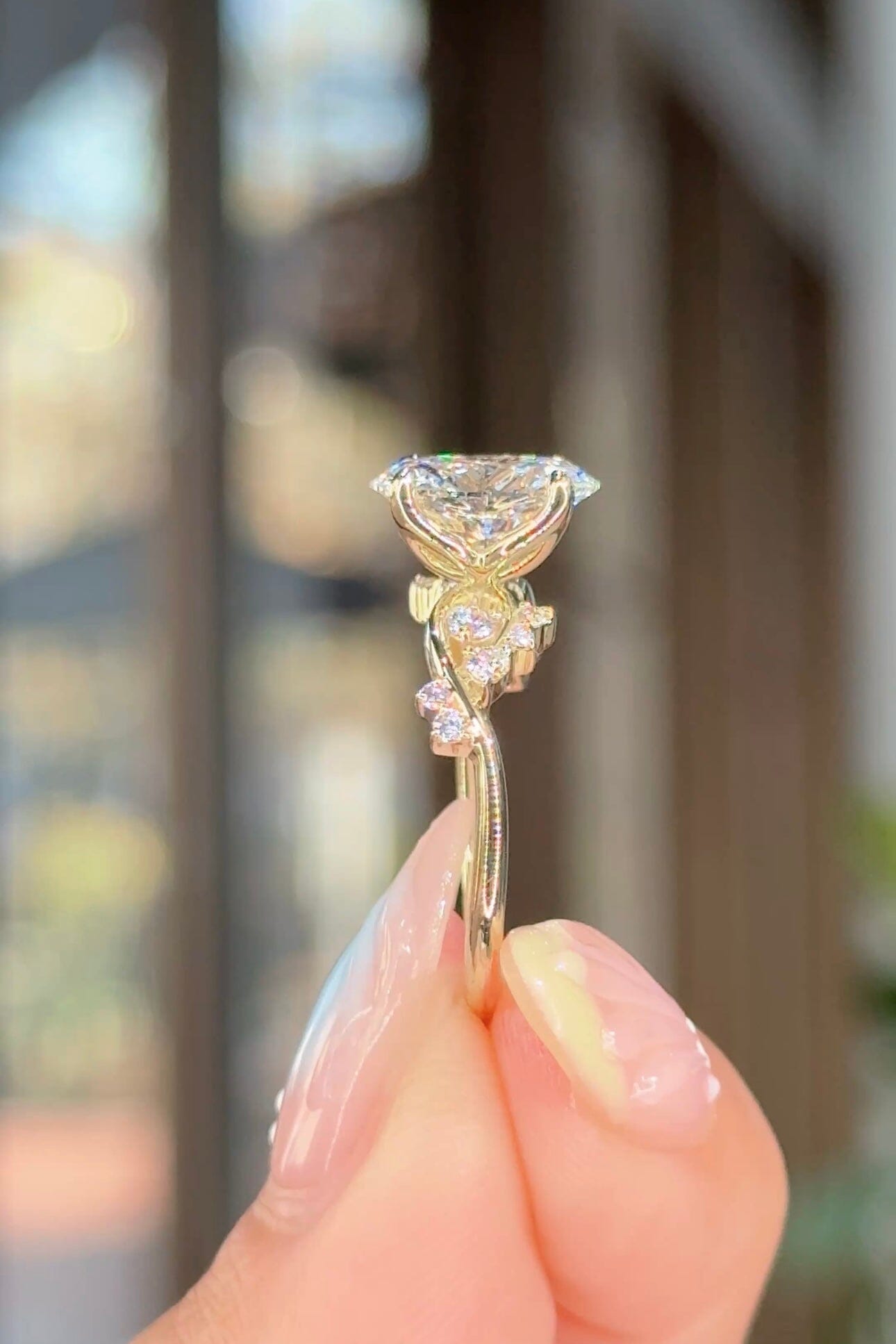 2.00ct D-VS1 Oval Lab Diamond Ariel Engagement Rings Princess Bride Diamonds 