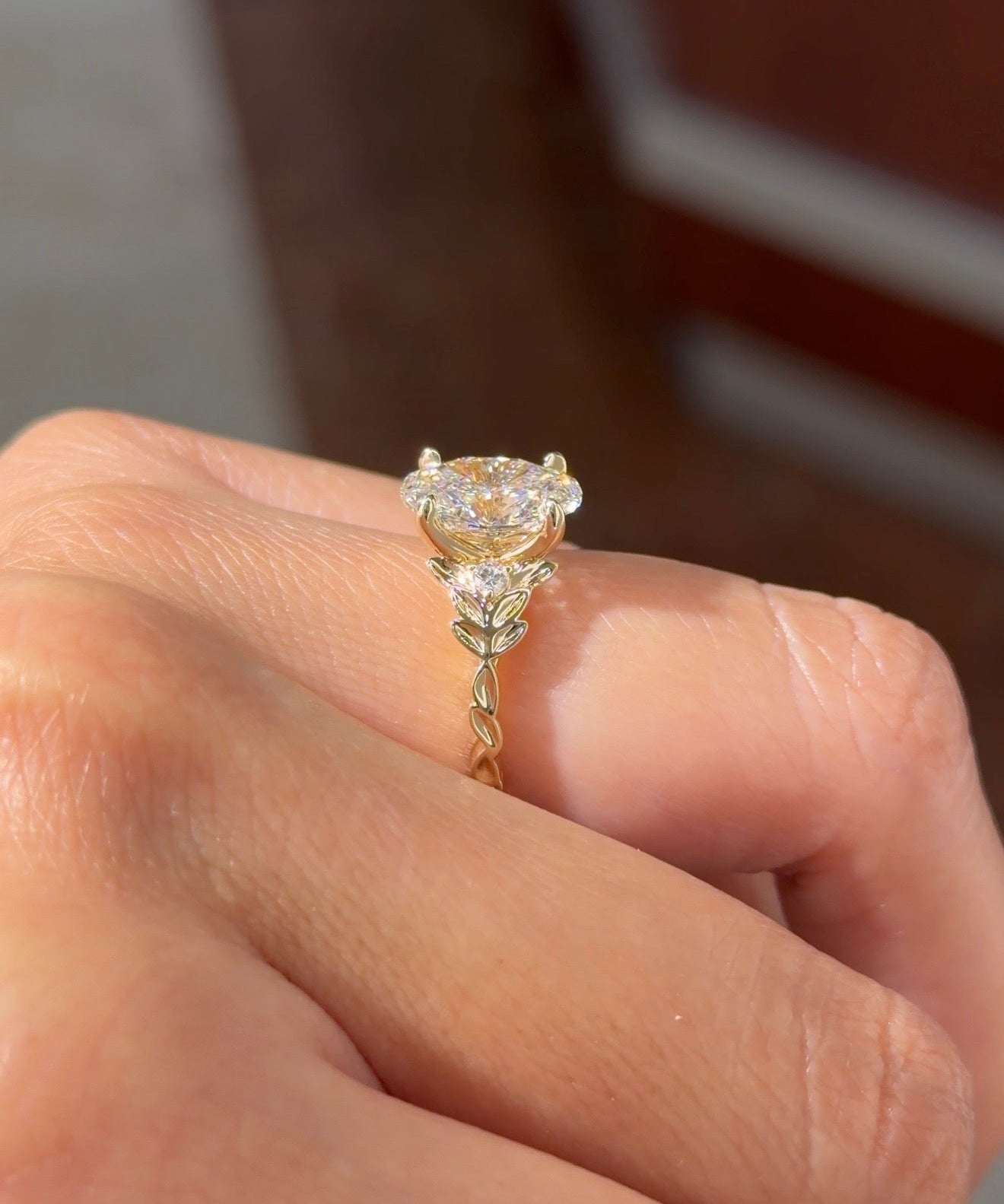 2.00ct D - VS1 Oval Lab Diamond Arwen - PBD Engagement Rings