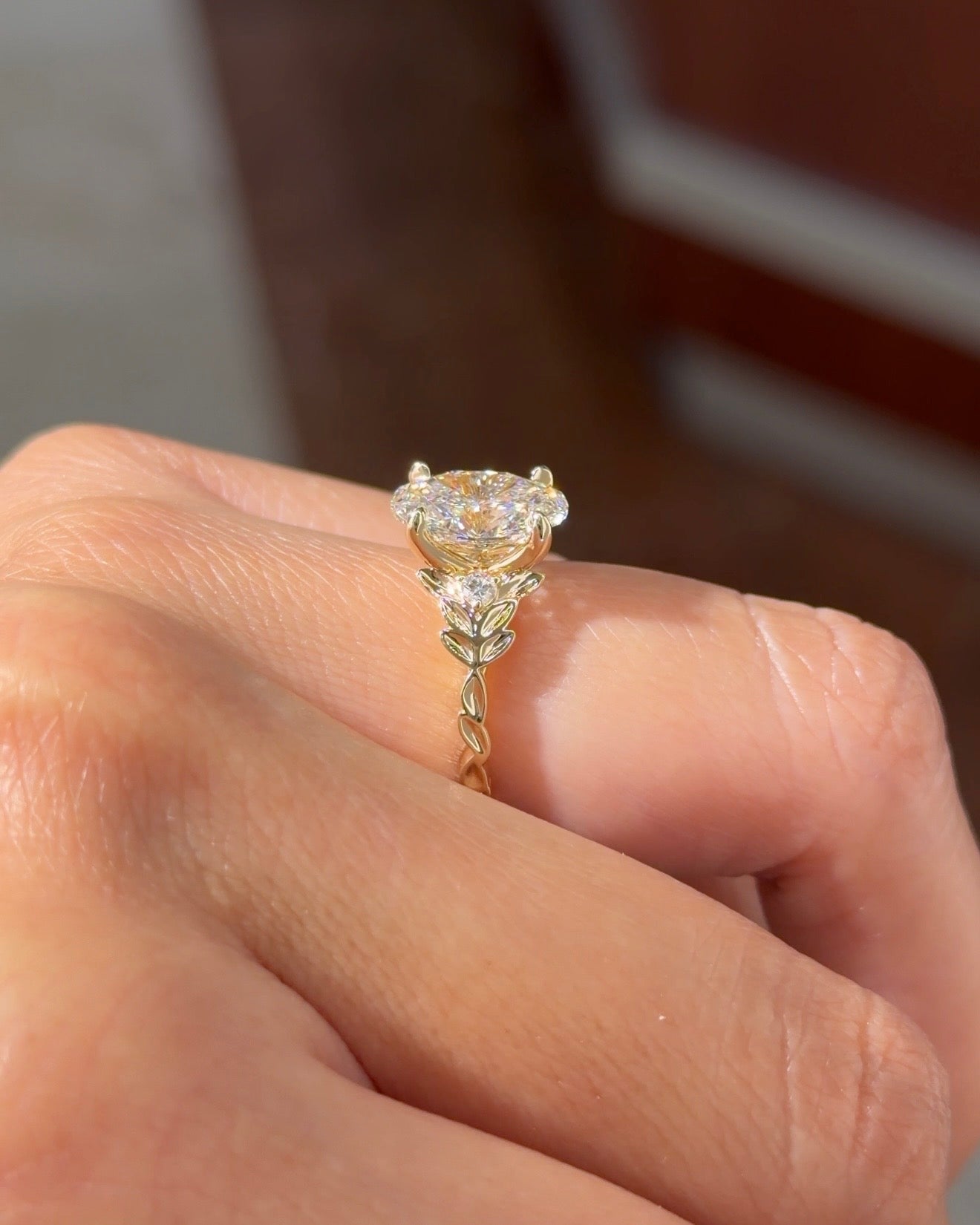 2.00ct D - VS1 Oval Lab Diamond Arwen - PBD Engagement Rings
