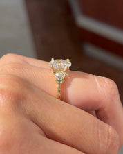 2.00ct D - VS1 Oval Lab Diamond Arwen - PBD Engagement Rings