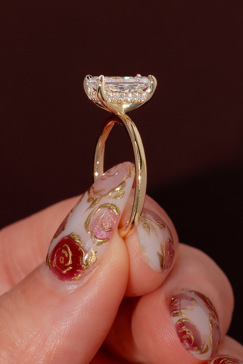 2.00ct D - VS1 Radiant Lab Diamond Kayla - PBD Engagement Rings