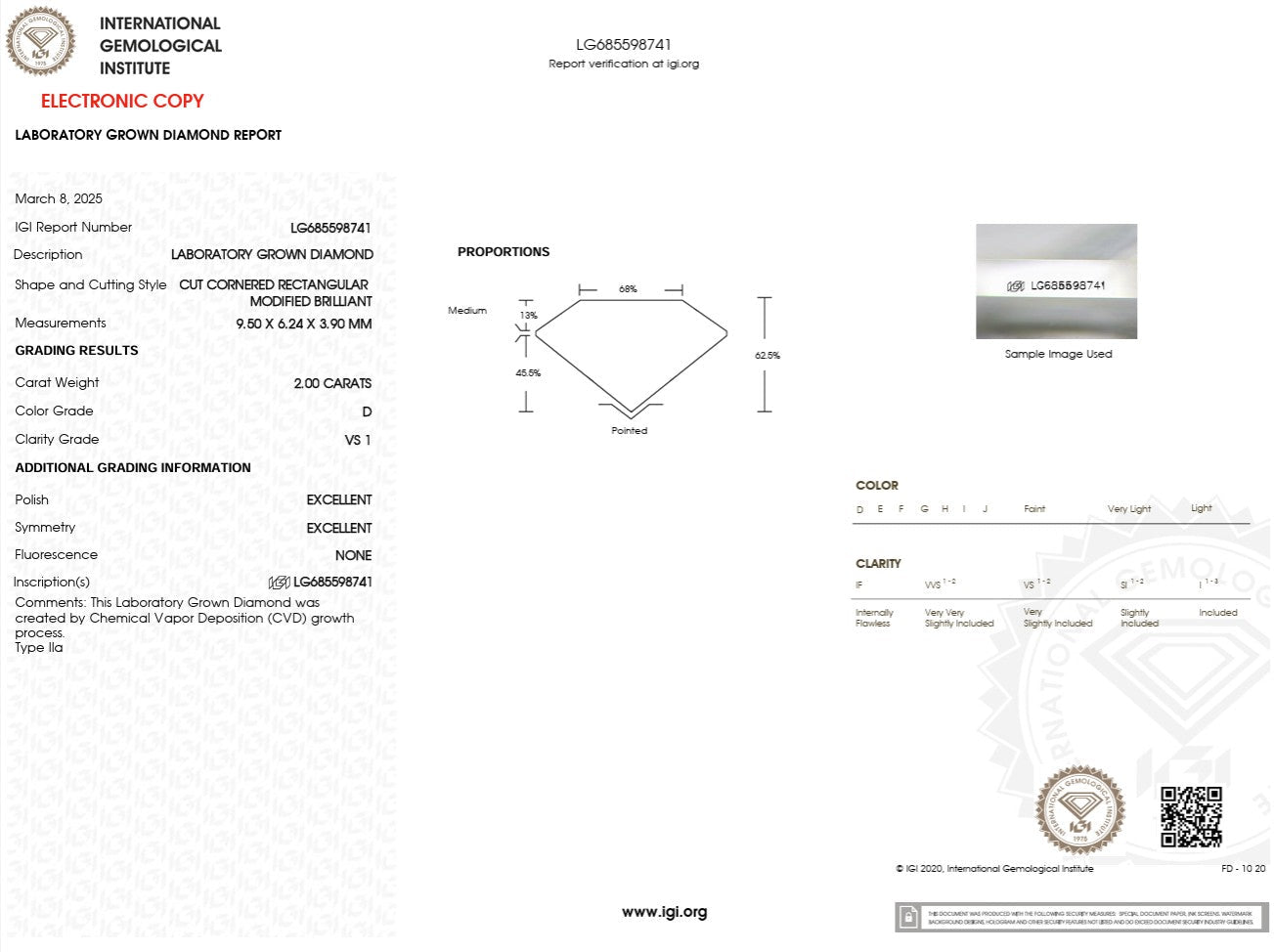 2.00ct D - VS1 Radiant Lab Diamond Kayla - PBD Engagement Rings
