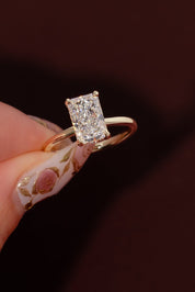 2.00ct D - VS1 Radiant Lab Diamond Kayla - PBD Engagement Rings