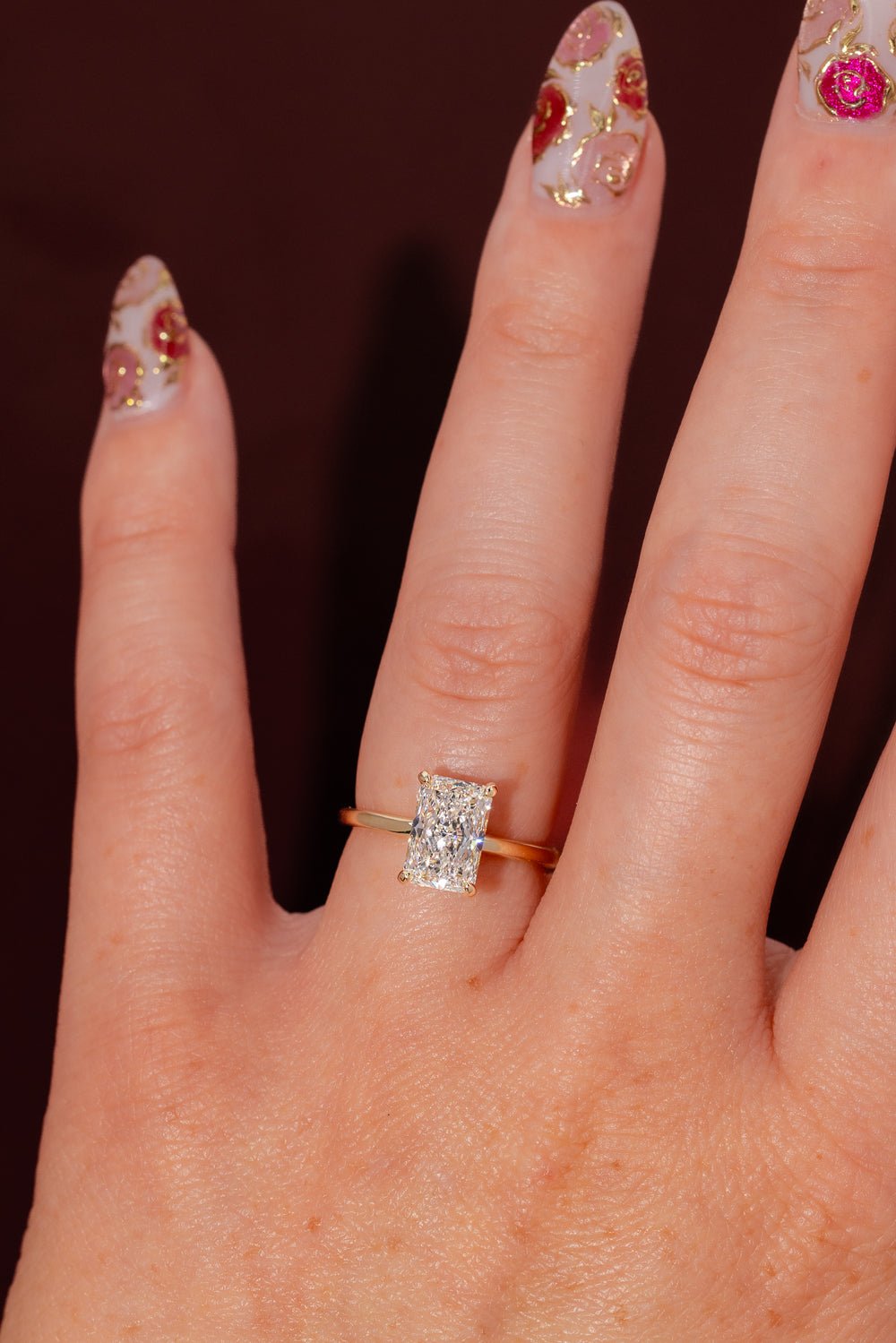 2.00ct D - VS1 Radiant Lab Diamond Kayla - PBD Engagement Rings