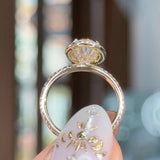 2.00ct D-VVS2 Oval Lab Diamond Angela Engagement Rings Princess Bride Diamonds 