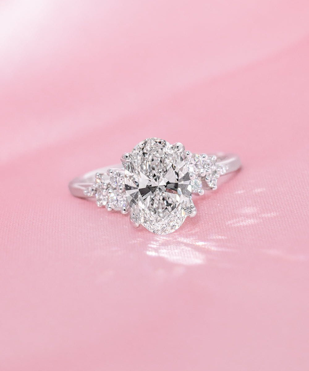 2.00ct E - VVS2 Oval Lab Diamond Nova - PBD Engagement Rings