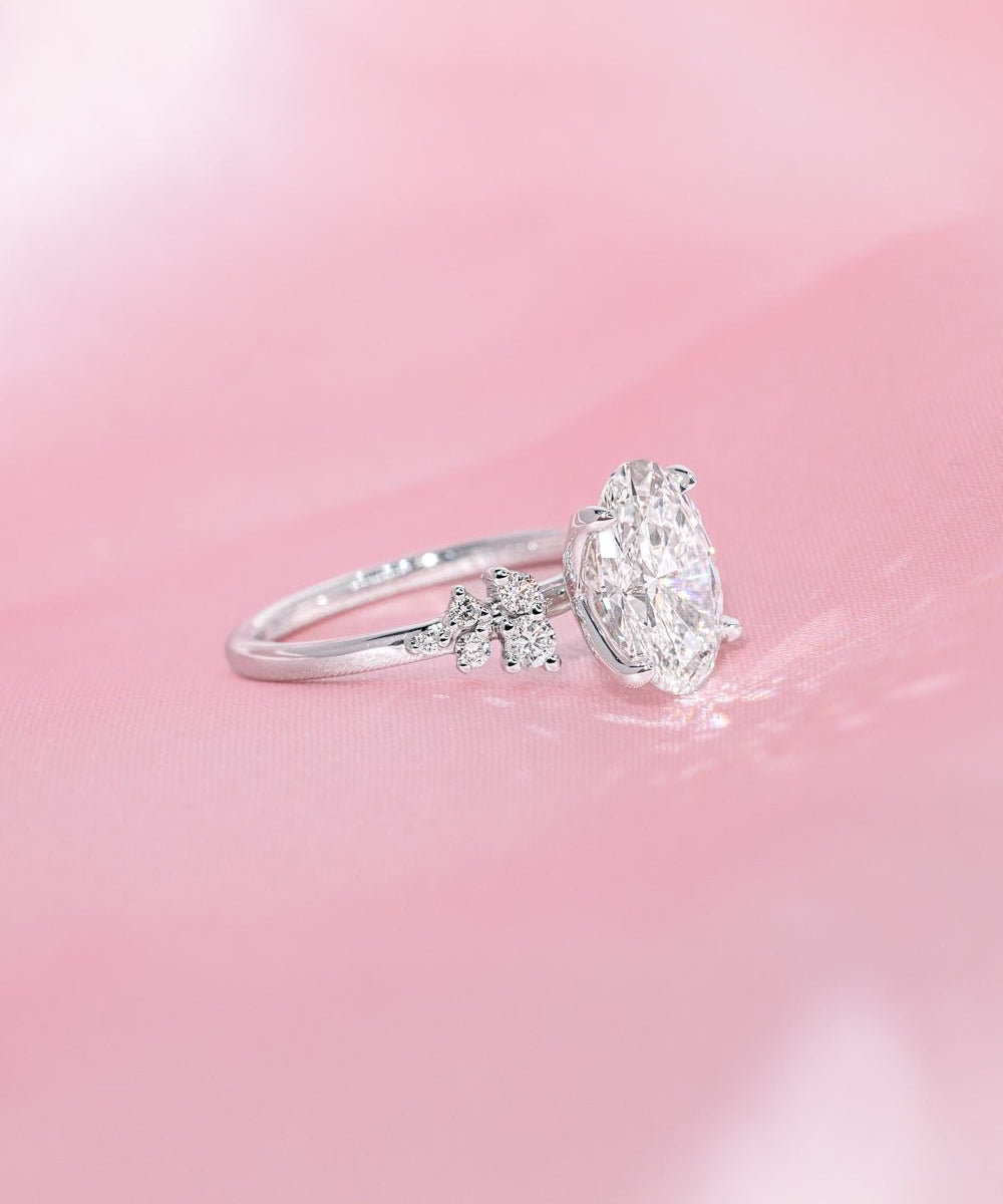 2.00ct E - VVS2 Oval Lab Diamond Nova - PBD Engagement Rings