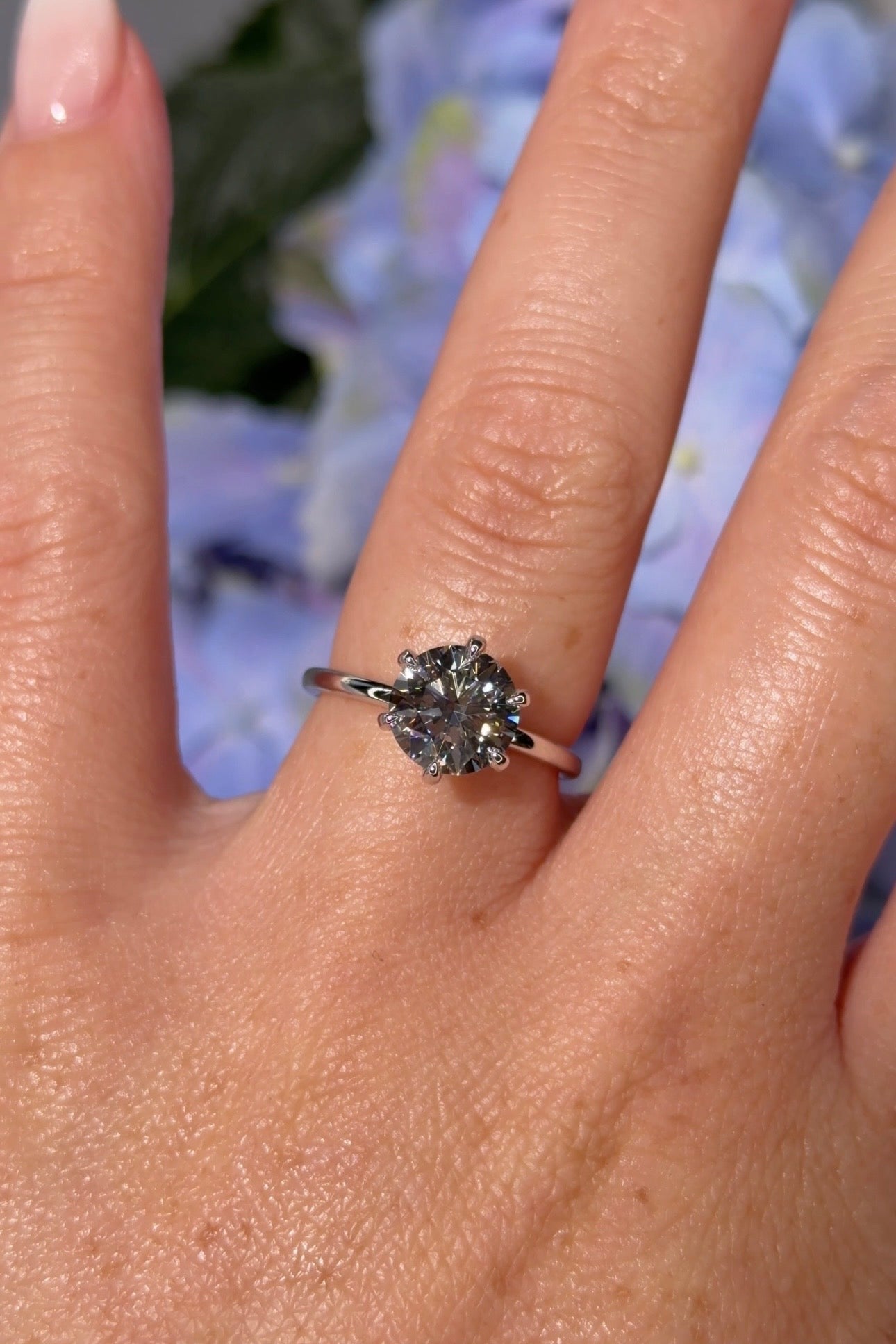 2.00ct F - VS1 Round Lab Diamond Juliette - PBD Engagement Rings