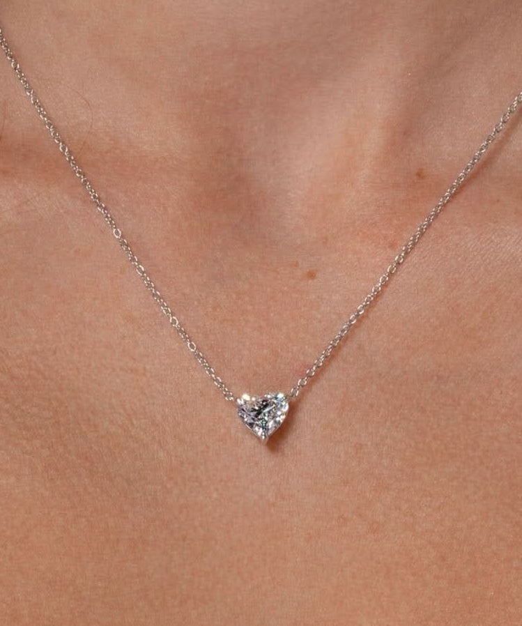 2.00ct Heart Brandi Necklace - PBD Necklaces