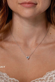 2.00ct Heart Brandi Necklace - PBD Necklaces