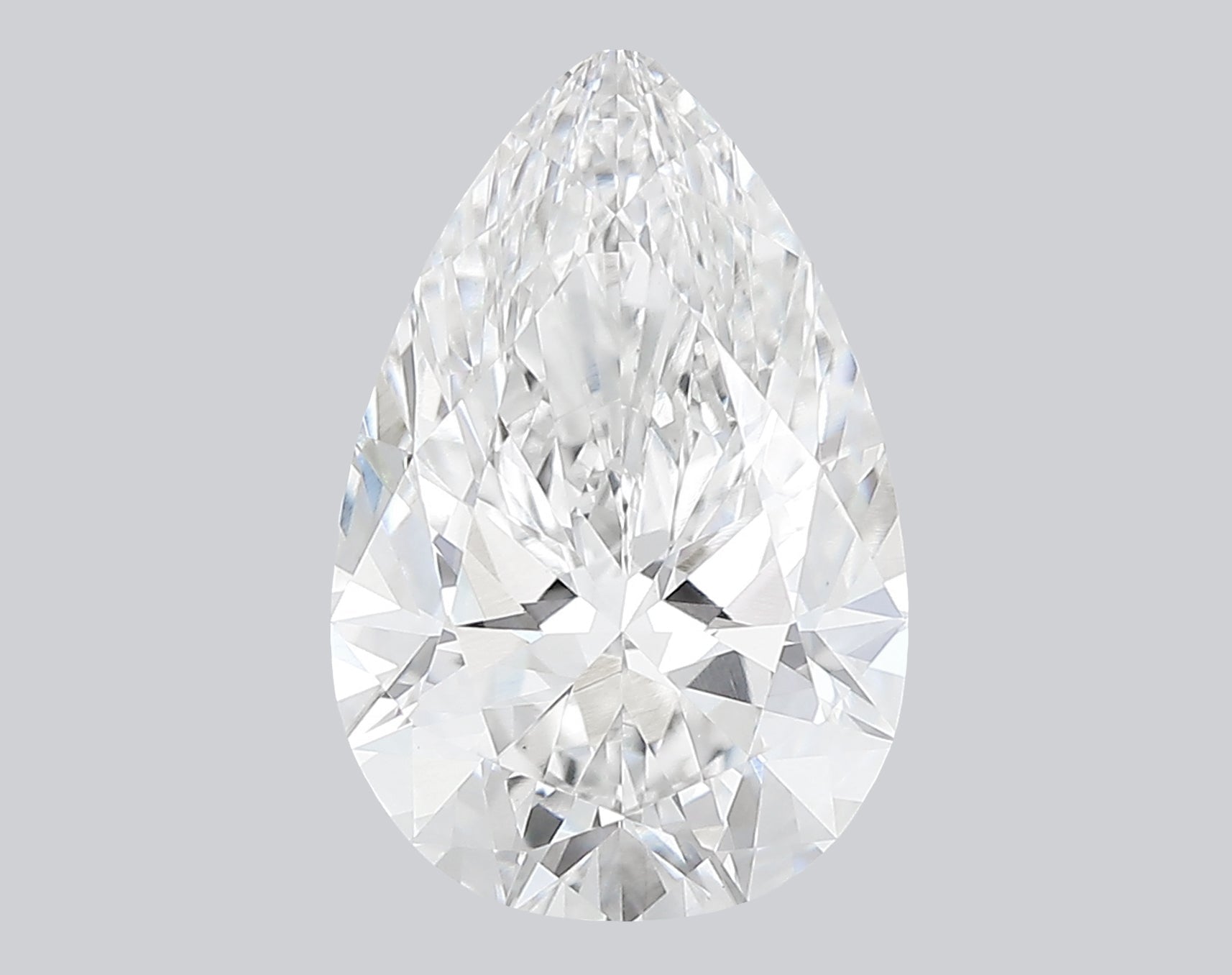 2.01 Carat F - VVS2 Pear Lab Grown Diamond - IGI (124544) - PBD Loose Diamond