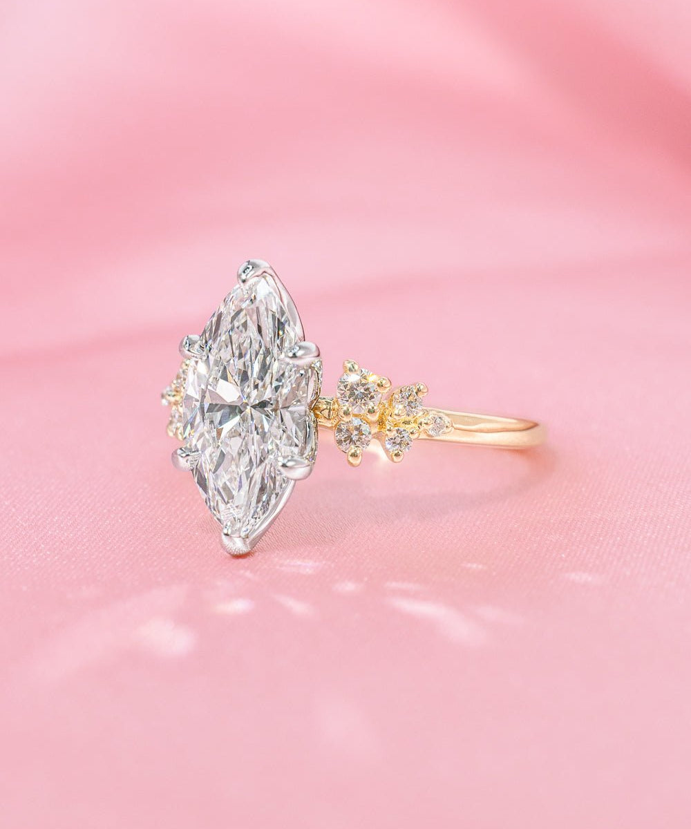 2.01ct D - VS1 Marquise Lab Diamond Nova - PBD Engagement Rings