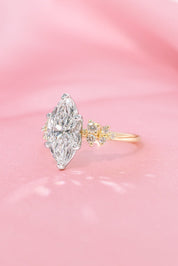 2.01ct D - VS1 Marquise Lab Diamond Nova - PBD Engagement Rings