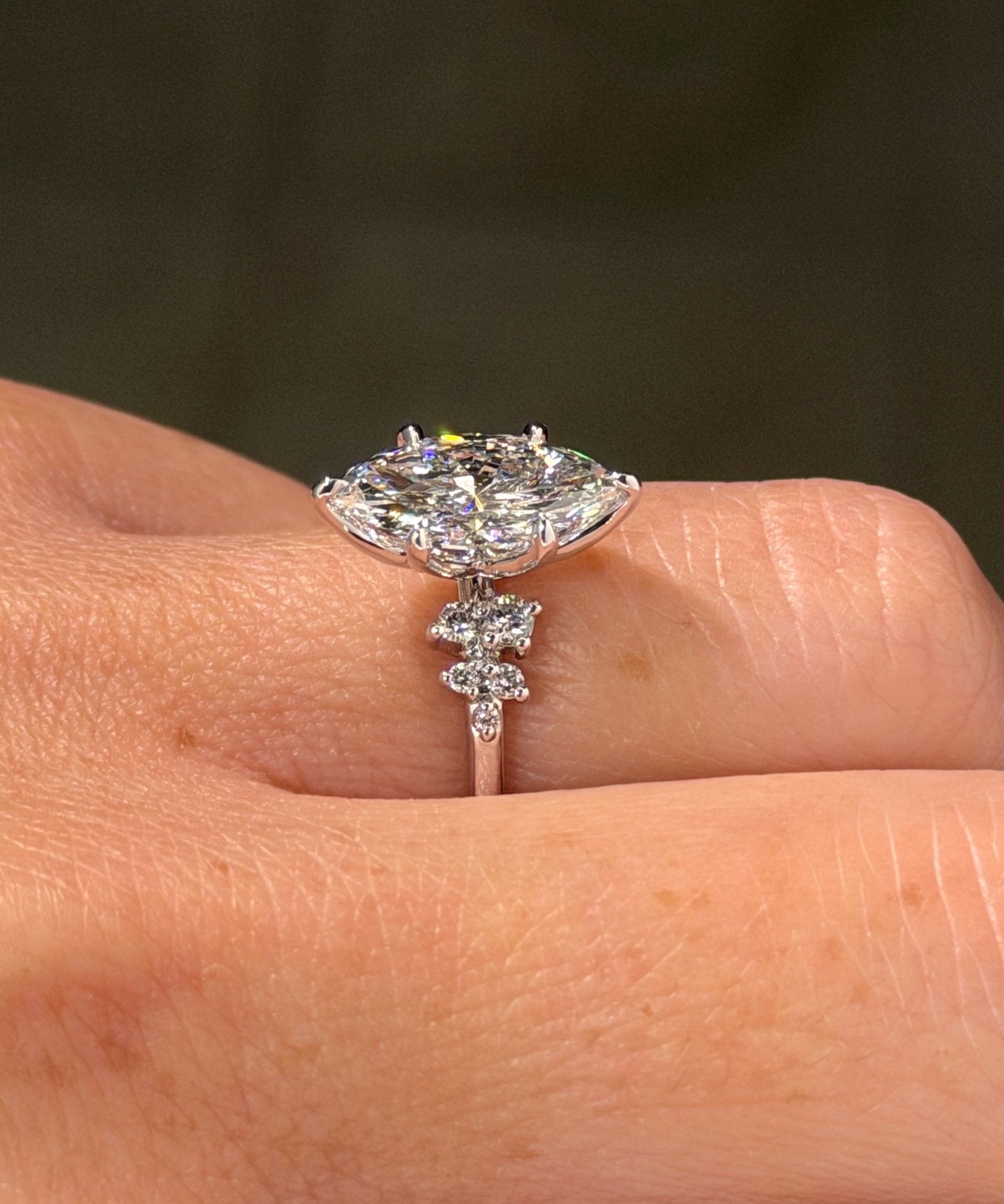 2.01ct D-VS1 Marquise Lab Diamond Nova - PBD Engagement Rings