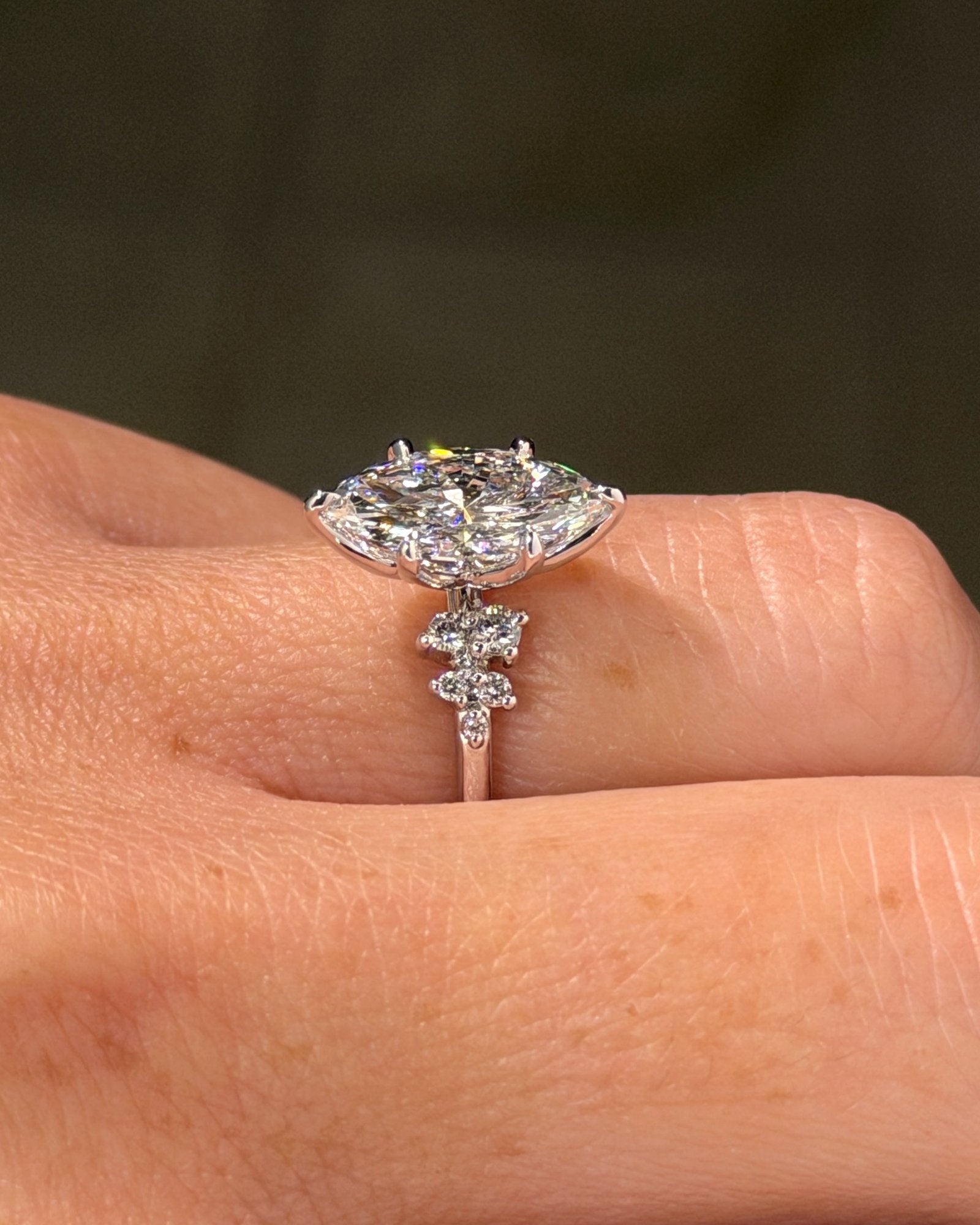 2.01ct D-VS1 Marquise Lab Diamond Nova - PBD Engagement Rings